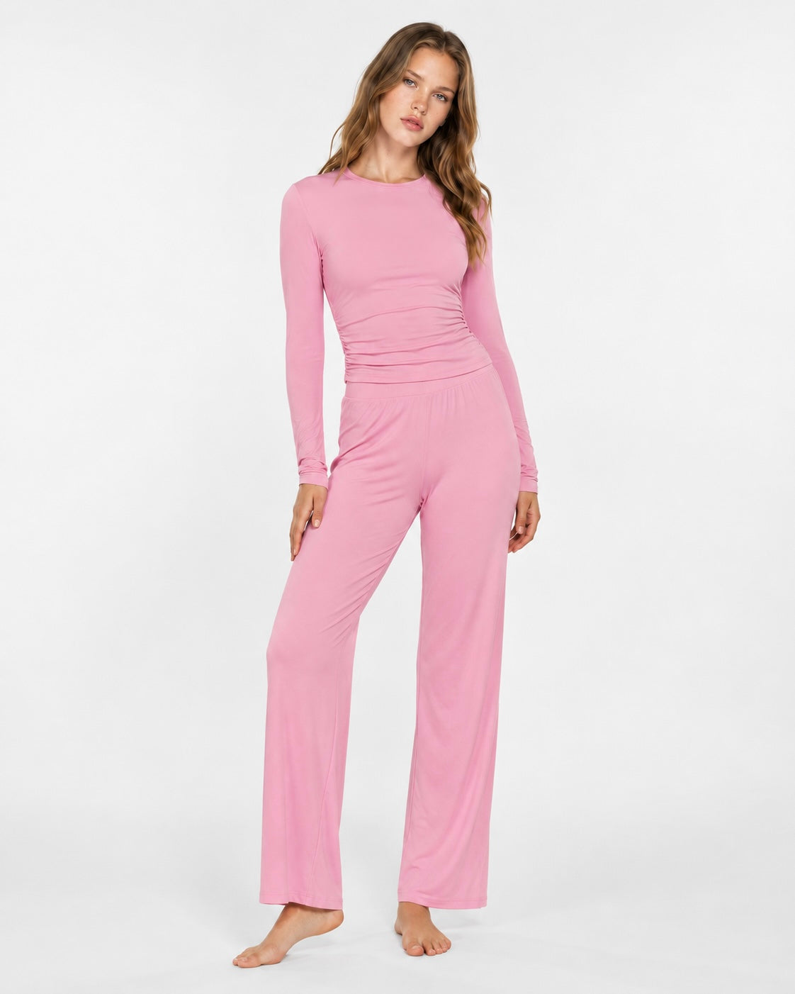 Ensemble pyjama femme 2 pièces à manches longues