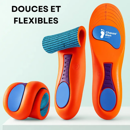 Paire de semelles orthopédiques
