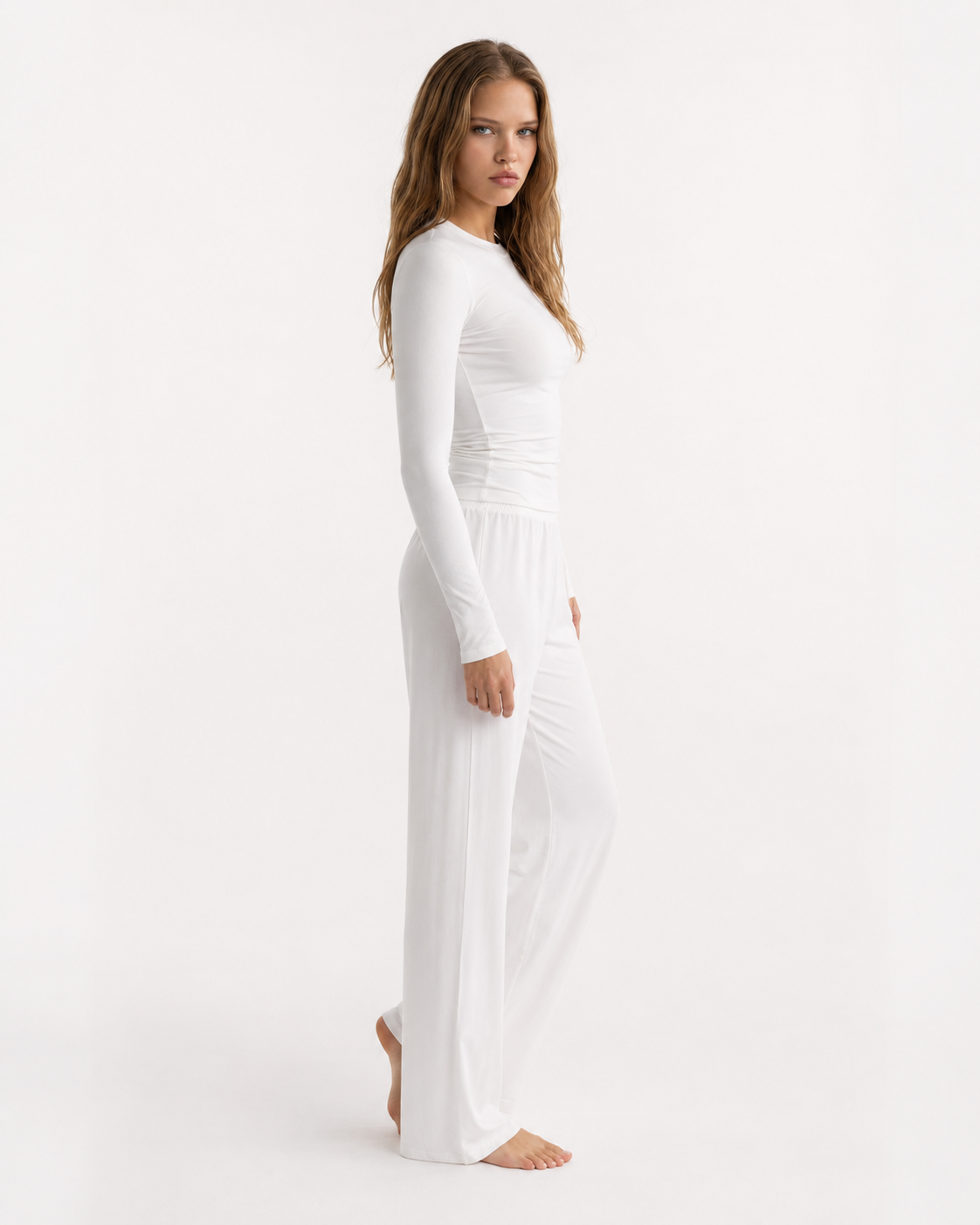 Ensemble pyjama femme 2 pièces à manches longues