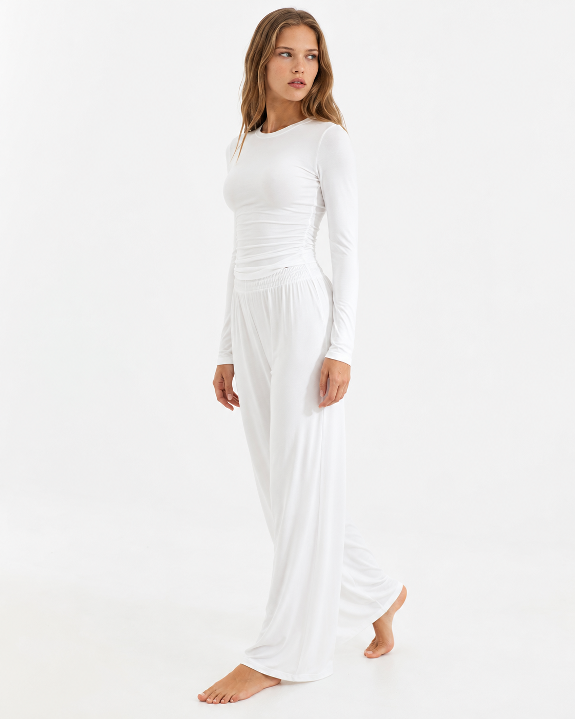 Ensemble pyjama femme 2 pièces à manches longues