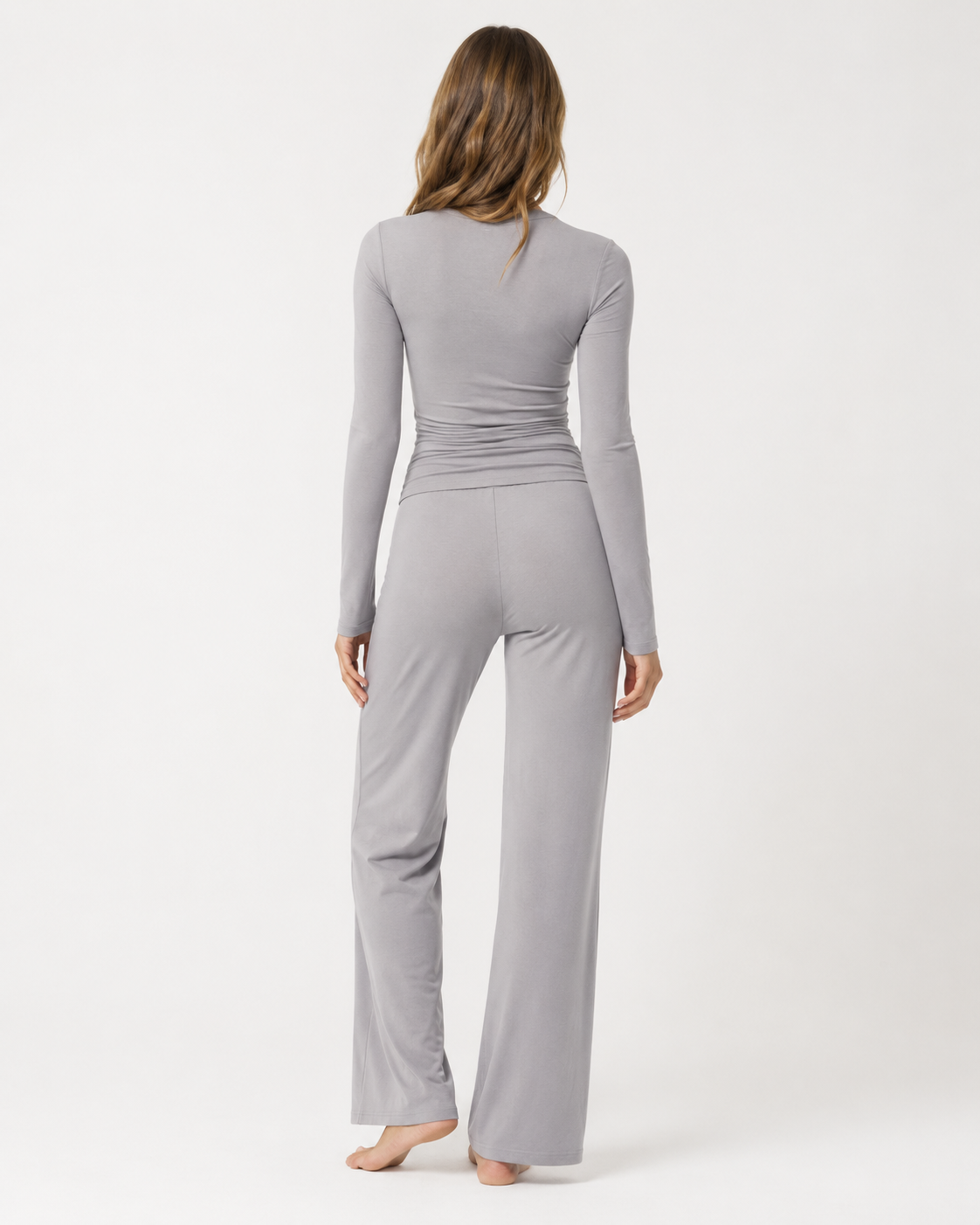 Ensemble pyjama femme 2 pièces à manches longues