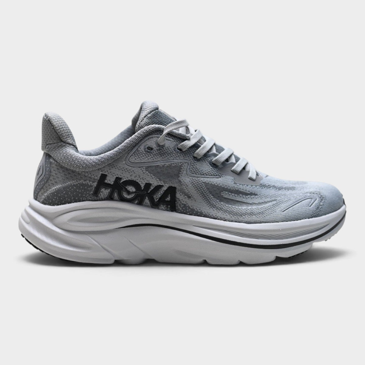 Chaussures de running Hoka Clifton 10 femme - Gris / Noir