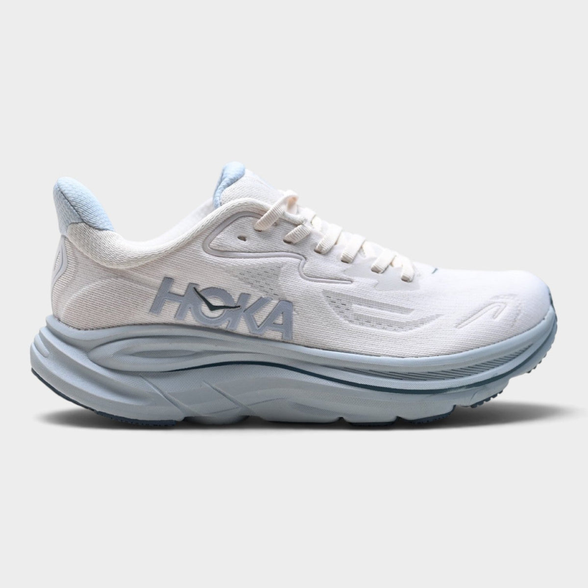 Chaussures de running Hoka Clifton 10 femme - Blanc / Gris