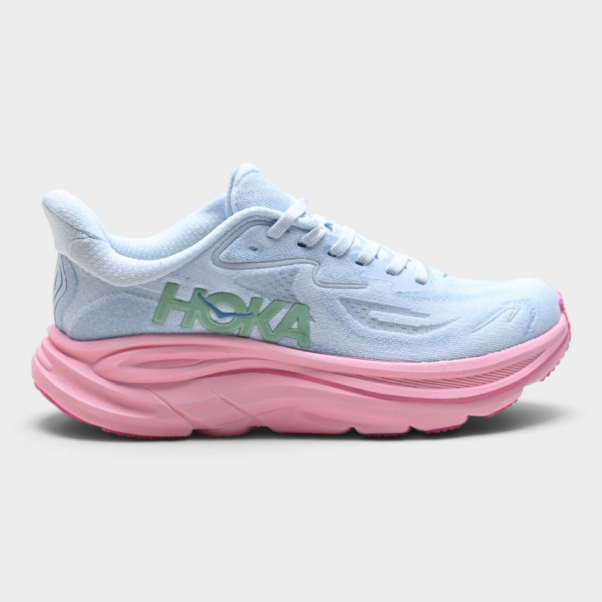 Chaussures de running Hoka Clifton 10 femme - Bleu / Rose