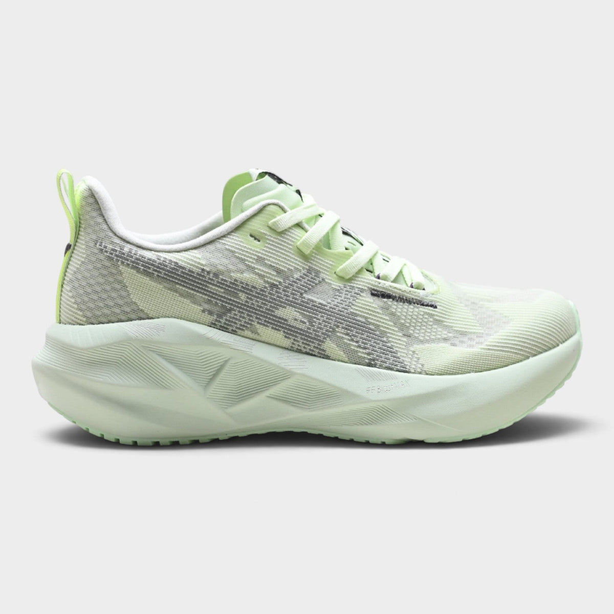 Chaussures de running Asics Novablast 5 femme - Vert menthe Gris