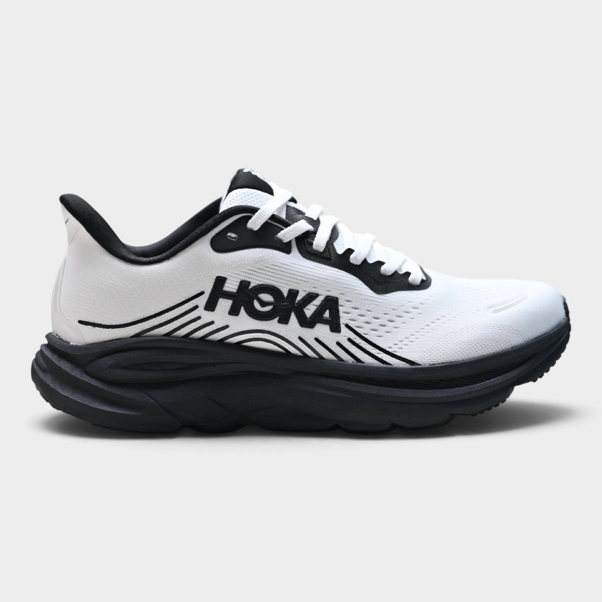 Chaussures de running Hoka Clifton 11 femme - Blanc / Noir