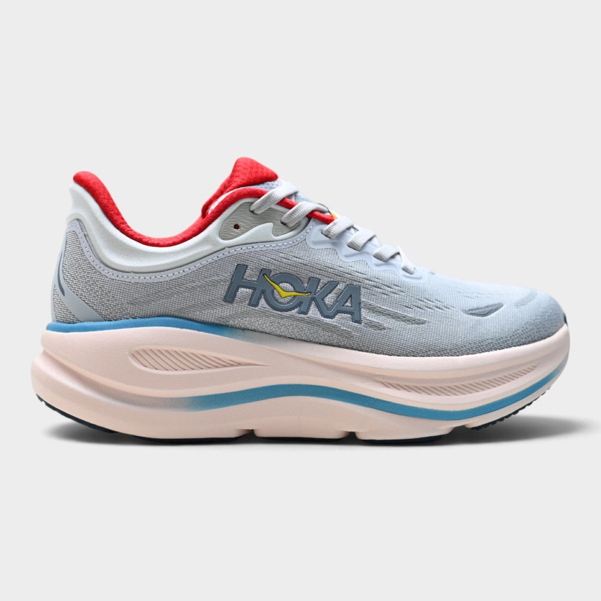 Chaussures de running Hoka Bondi 9 femme - Bleu / Corail