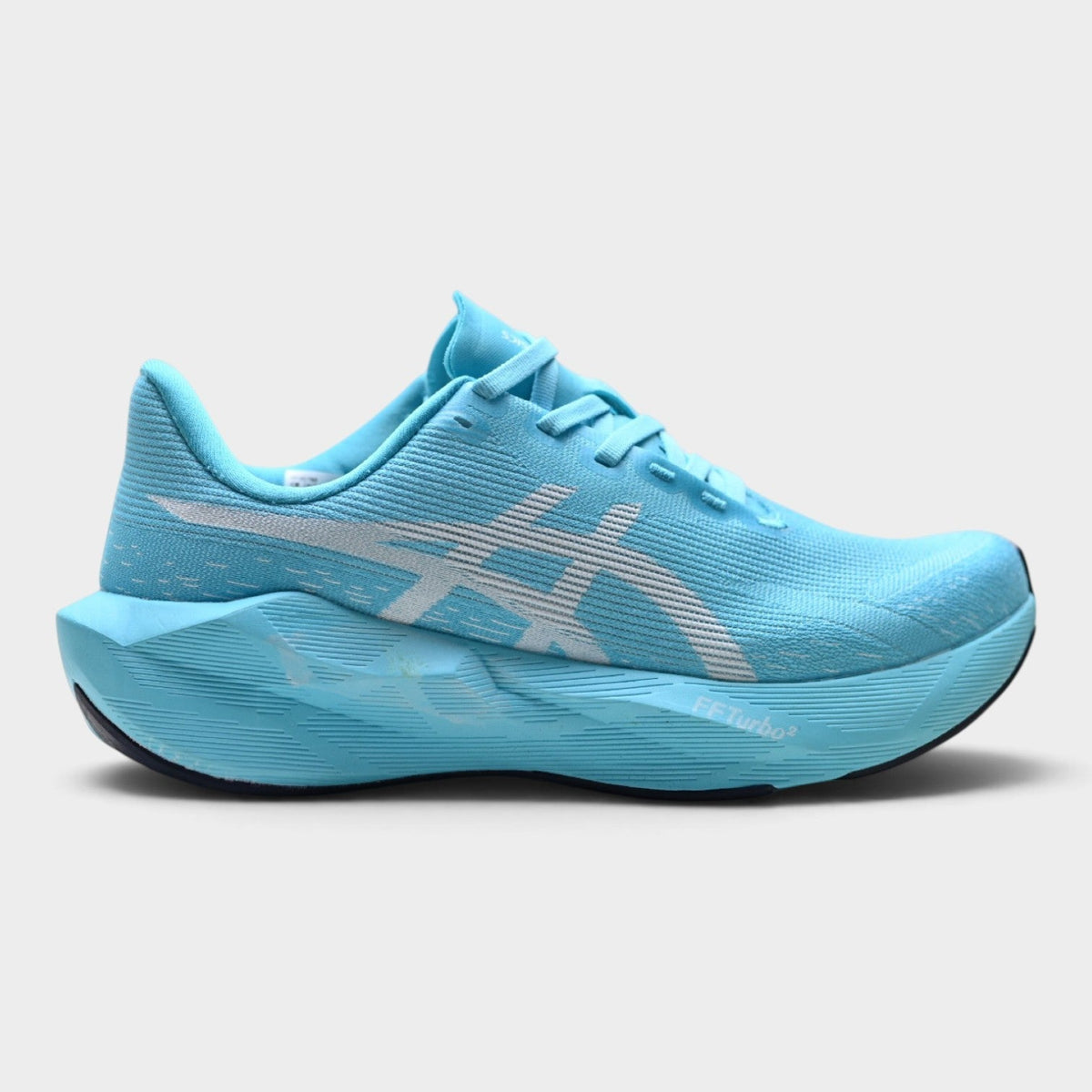 Chaussures de running Asics Novablast 6 femme - Bleu aqua / Gris