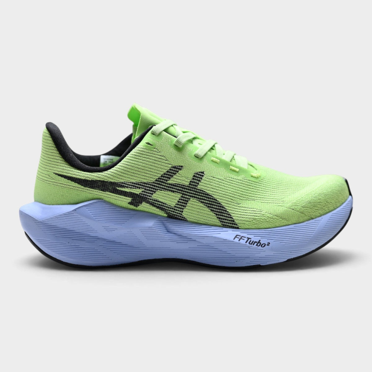 Chaussures de running Asics Novablast 6 femme - Vert citron / Noir