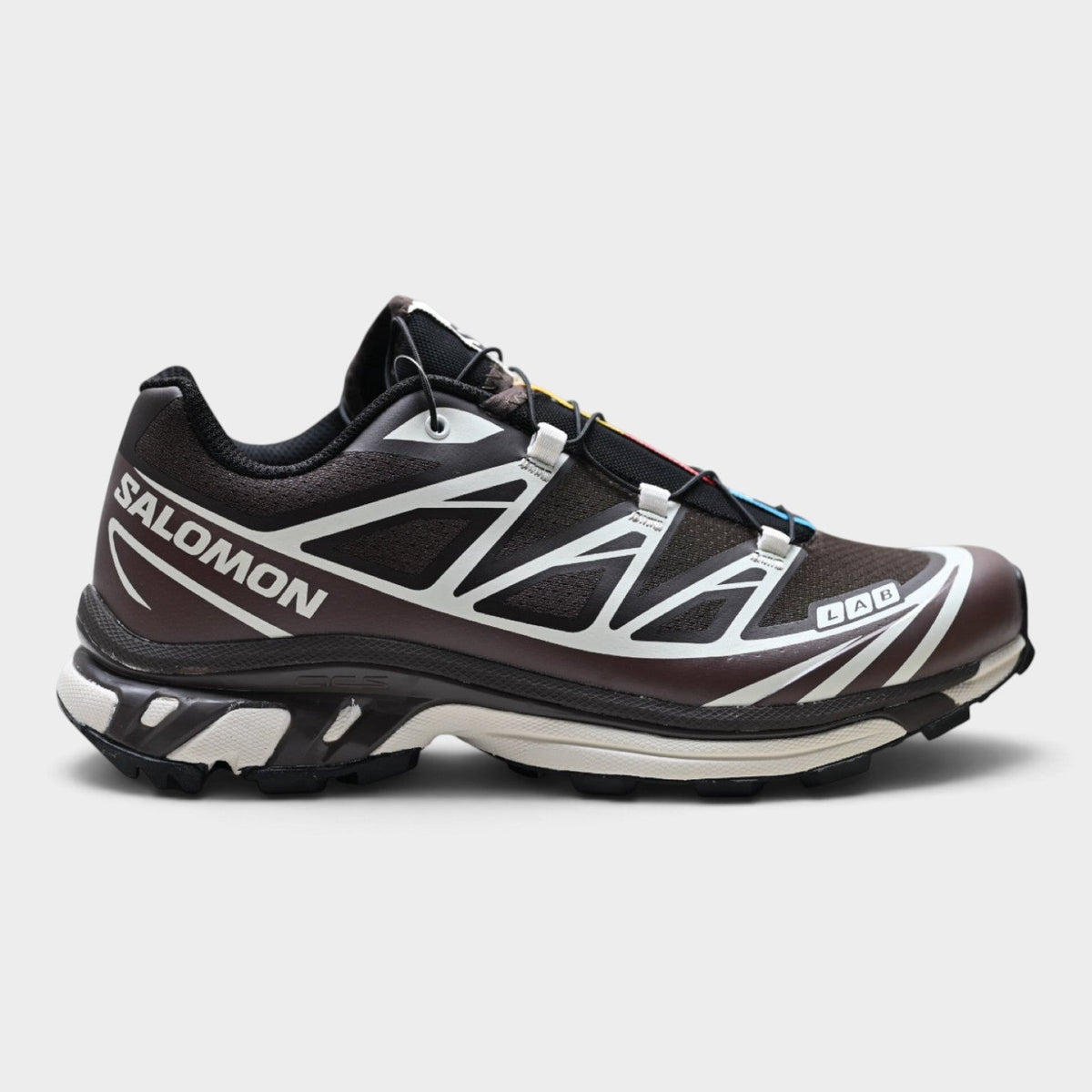 Baskets Salomon XT 6 homme - Marron / Blanc