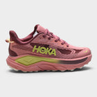 Chaussures de trail Hoka Challenger 8 homme - Rose / Vert citron
