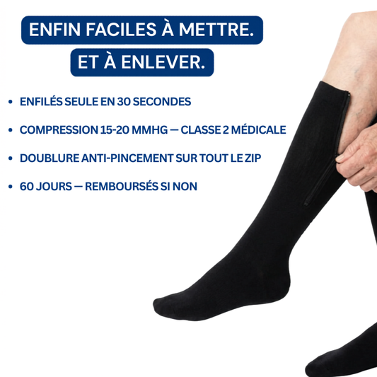 Bas de Contention Zippés - Sorellea™